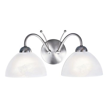 Searchlight - Aplique MILANESE 2xE14/60W/230V cromo mate