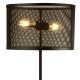 Searchlight - Lámpara de pie FISHNET 2xE27/60W/230V negro