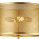 Searchlight - Lámpara de pie FISHNET 2xE27/60W/230V dorado