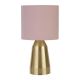 Searchlight - Lámpara de mesa HOLLIS 1xE14/7W/230V rosa