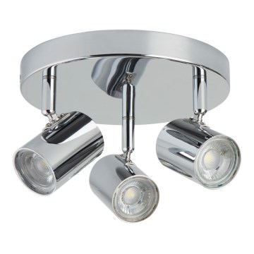 Searchlight - Foco LED ROLLO 3xLED/4W/230V cromo brillante