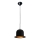 Searchlight - Lámpara colgante 1xE27/60W/230V negro