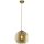 Searchlight - Lámpara colgante BALL 1xE27/60W/230V dorado