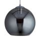 Searchlight - Lámpara colgante BALL 1xE27/60W/230V negro