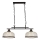 Searchlight - Lámpara colgante con cadena BISTRO 2xE27/60W/230V negro