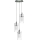 Searchlight - Lámpara colgante DUO 3xE14/60W/230V cromo mate