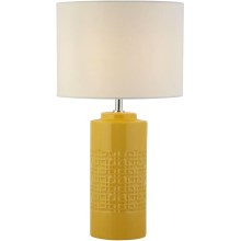 Searchlight - Lámpara de mesa CHARLESTON 1xE27/10W/230V cerámica