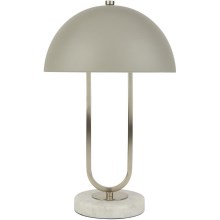 Searchlight - Lámpara de mesa DOME 1xG9/7W/230V plata