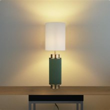 Searchlight - Lámpara de mesa FLASK 1xE27/60W/230V verde