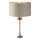 Searchlight - Lámpara de mesa PALM 1xE27/10W/230V beige/cromo mate