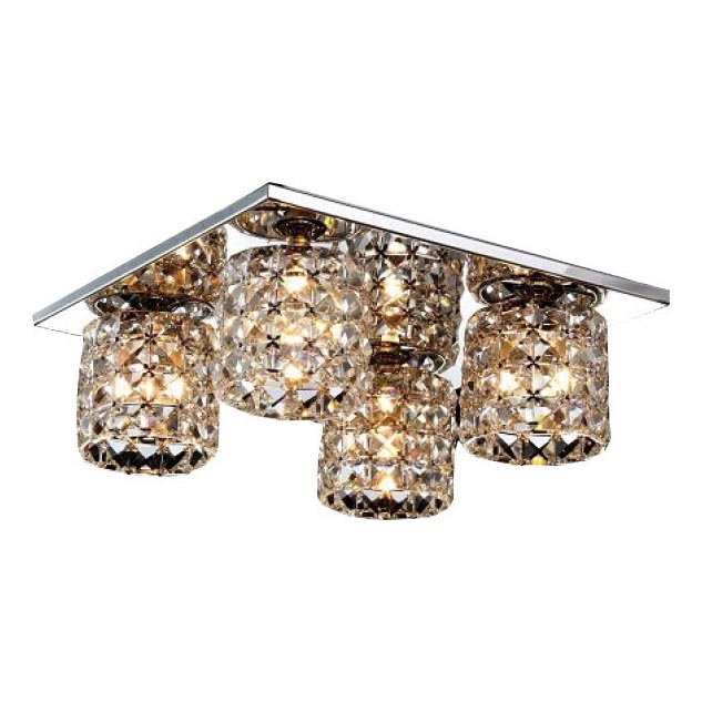Searchlight - Plafón 4xG9/40W/230V cromo brillante