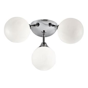 Searchlight - Plafón de baño FLUSH 3xG9/33W/230V IP44 cromo mate