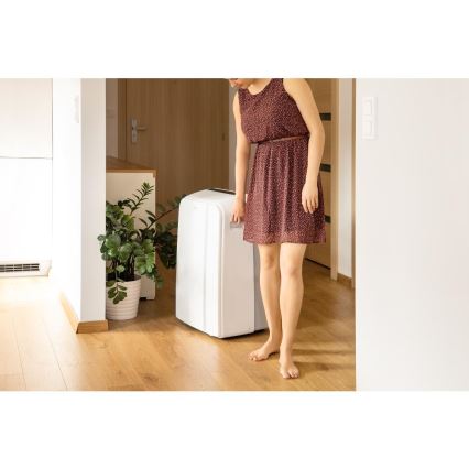 Sencor - Aire acondicionado móvil inteligente 3en1 con accesorios completos 1450W/230V 12000 BTU Wi-Fi blanco + control remoto
