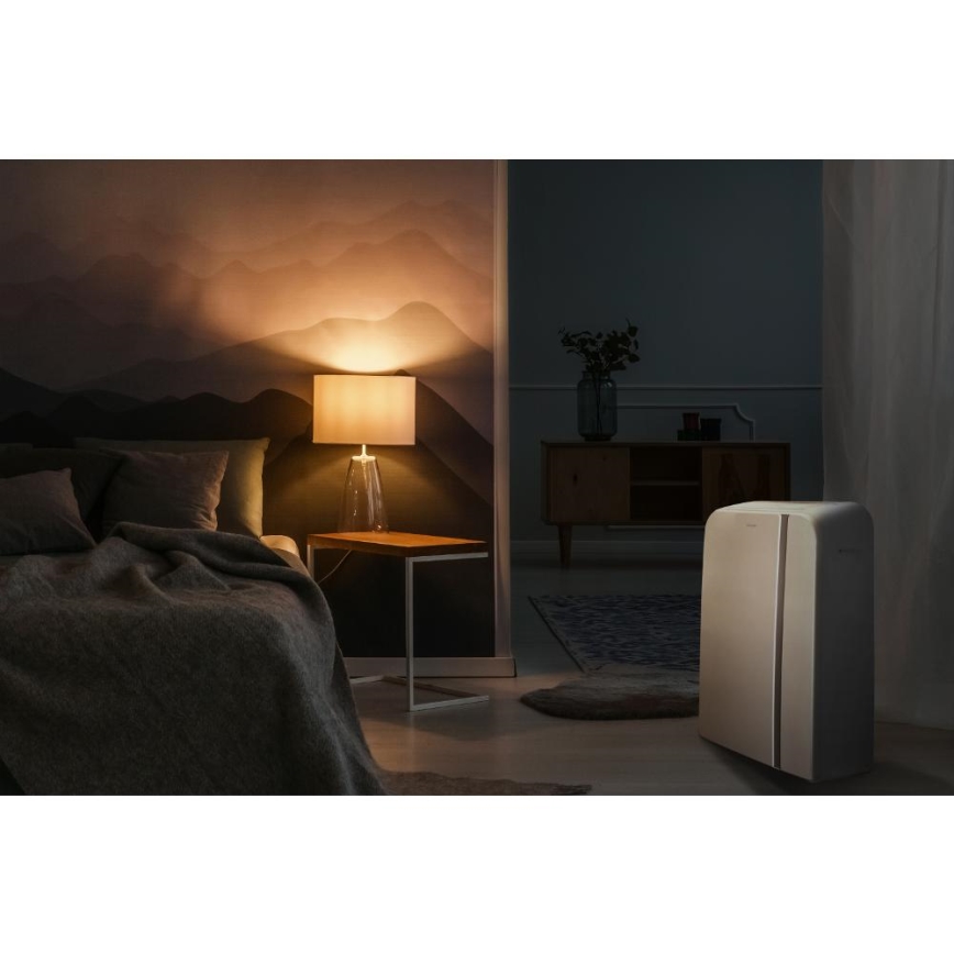 Sencor - Aire acondicionado móvil inteligente 3en1 con accesorios completos 1450W/230V 12000 BTU Wi-Fi blanco + control remoto