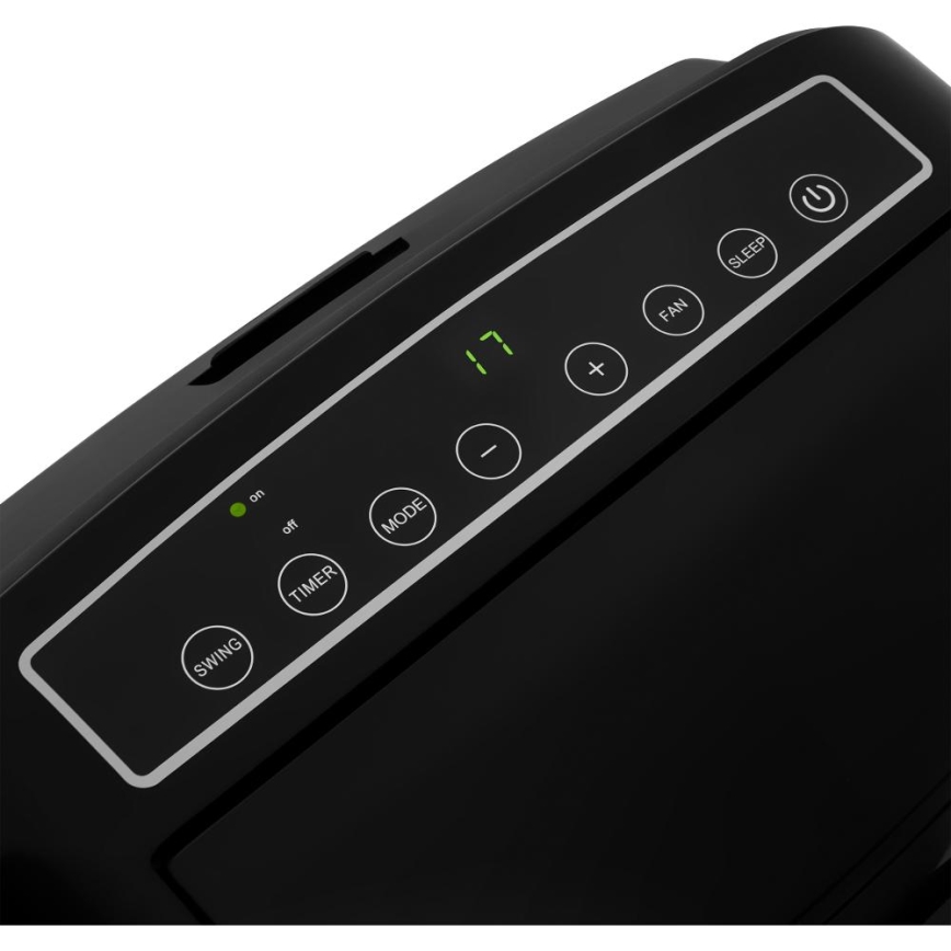 Sencor - Aire acondicionado móvil inteligente 3en1 con accesorios completos 1450W/230V 12000 BTU Wi-Fi negro + control remoto
