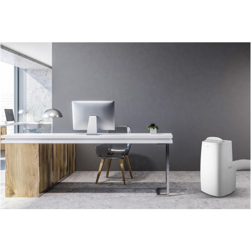 Sencor - Aire acondicionado móvil inteligente 3en1 con accesorios completos 1700W/230V 16000 BTU Wi-Fi + control remoto