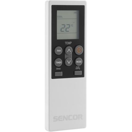 Sencor - Aire acondicionado móvil inteligente 3en1 con accesorios completos 1700W/230V 16000 BTU Wi-Fi + control remoto