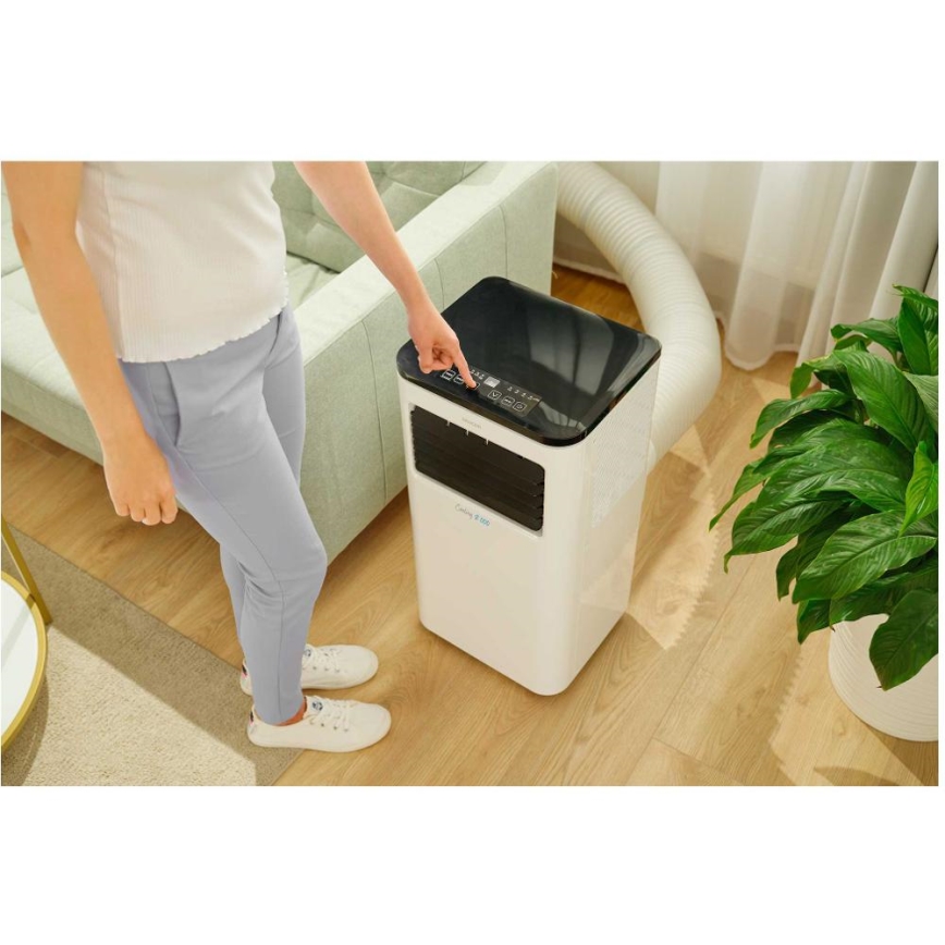 Sencor - Aire acondicionado móvil inteligente 3en1 con accesorios completos 805W/230V 8000 BTU Wi-Fi + control remoto