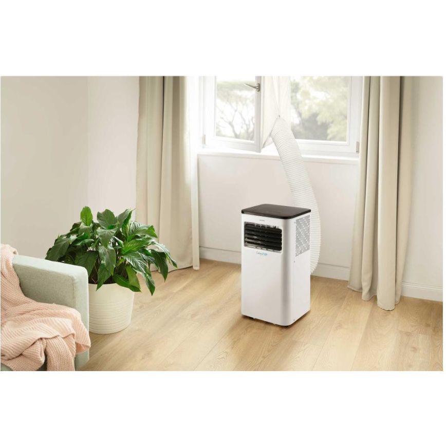 Sencor - Aire acondicionado móvil inteligente 3en1 con accesorios completos 805W/230V 8000 BTU Wi-Fi + control remoto