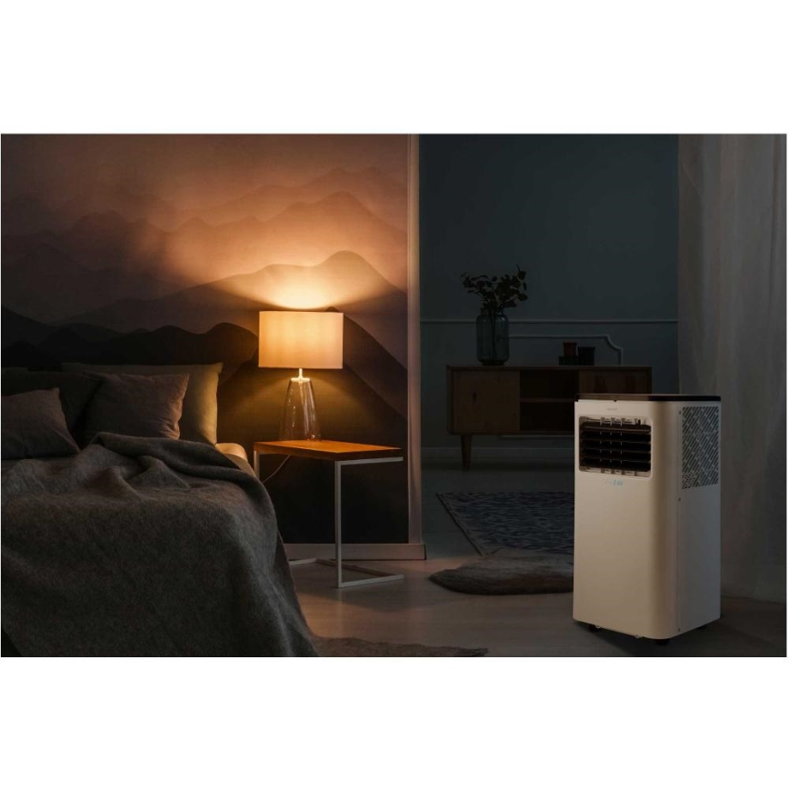 Sencor - Aire acondicionado móvil inteligente 3en1 con accesorios completos 805W/230V 8000 BTU Wi-Fi + control remoto