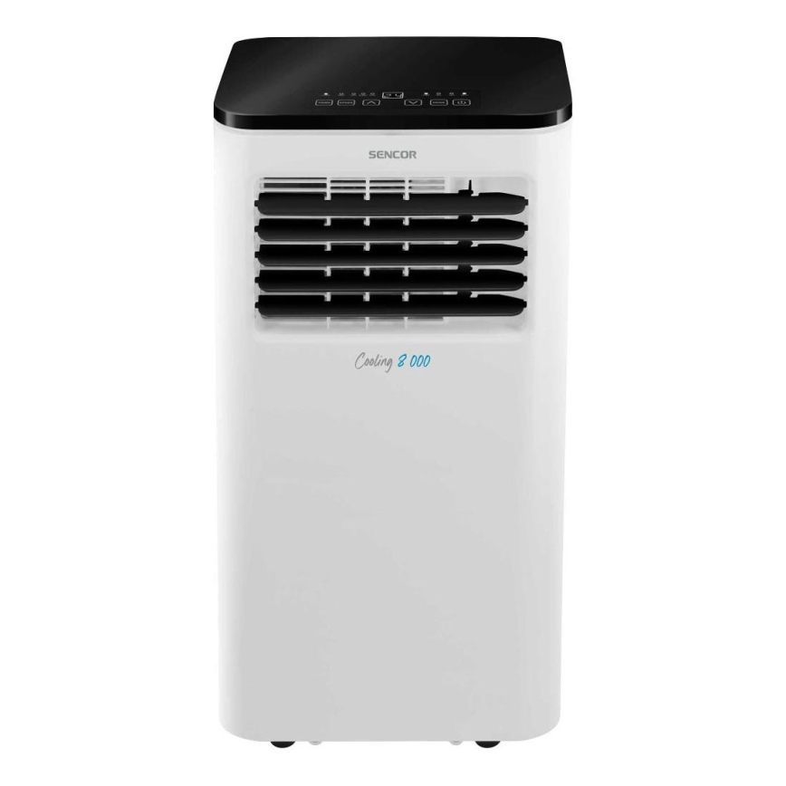 Sencor - Aire acondicionado móvil inteligente 3en1 con accesorios completos 805W/230V 8000 BTU Wi-Fi + control remoto