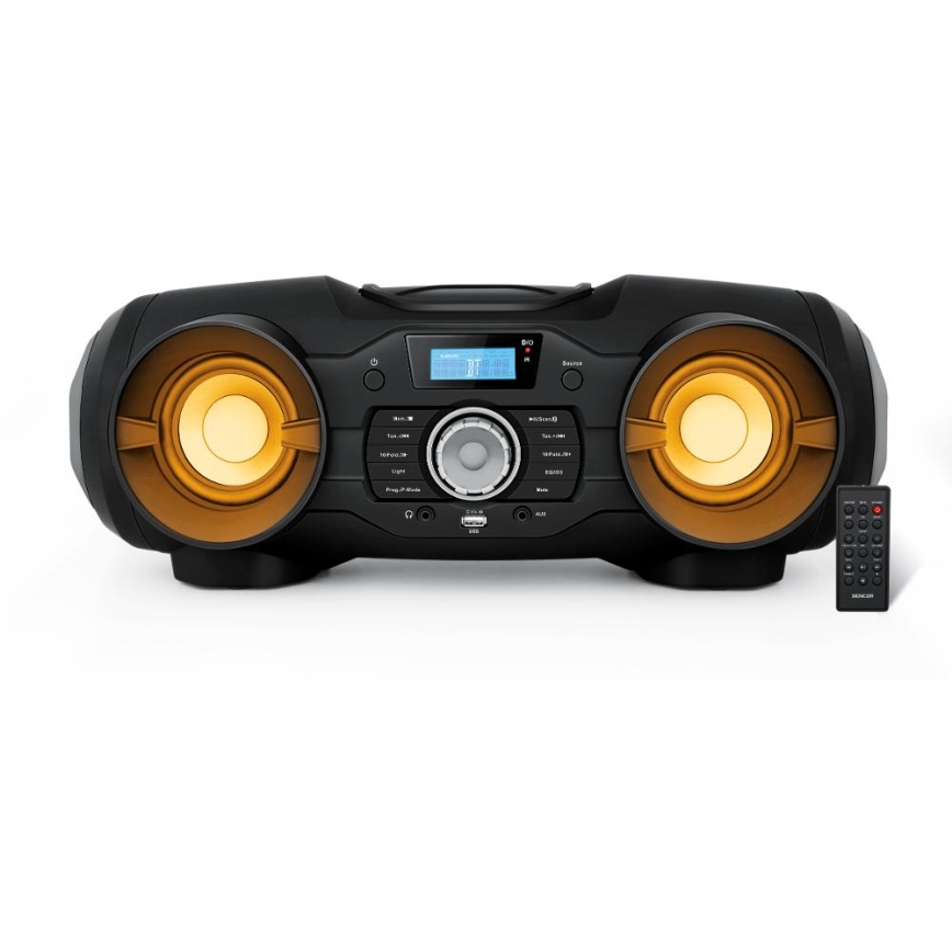 Sencor - Altavoz multimedia 48W/230V/8xD + control remoto