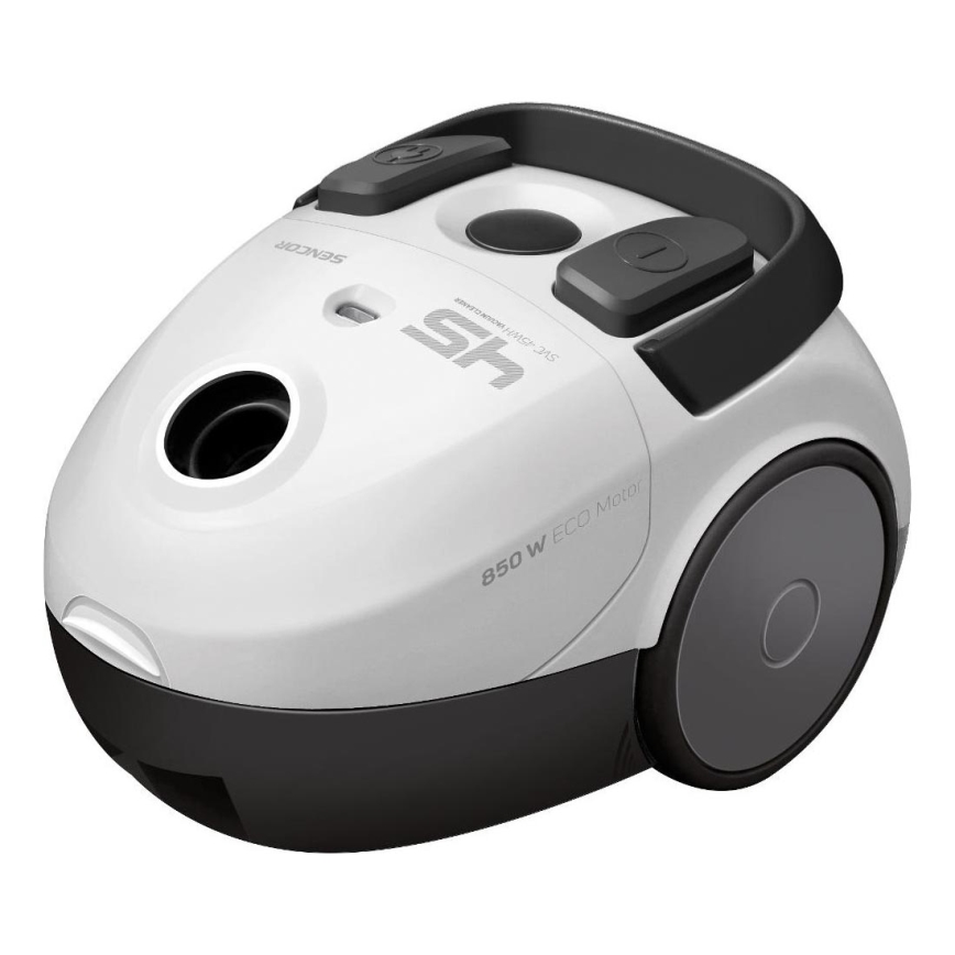 Sencor - Aspiradora con bolsa 1,5 l 850W/230V blanco