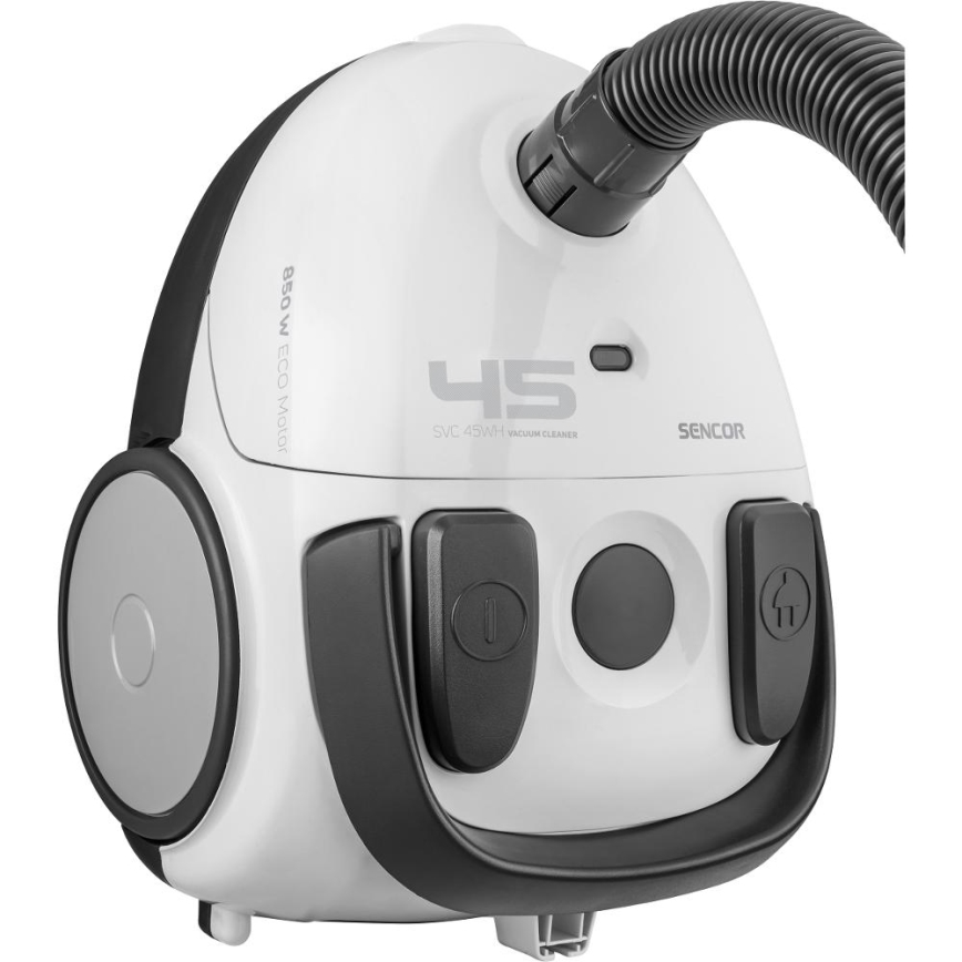 Sencor - Aspiradora con bolsa 1,5 l 850W/230V blanco