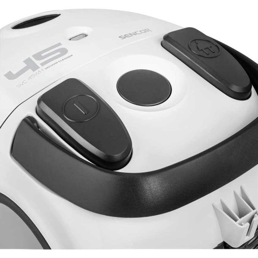 Sencor - Aspiradora con bolsa 1,5 l 850W/230V blanco