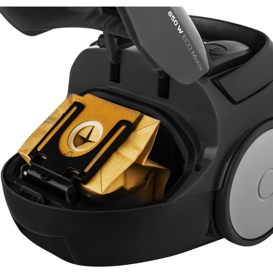Sencor - Aspiradora con bolsa 1,5 l 850W/230V negro