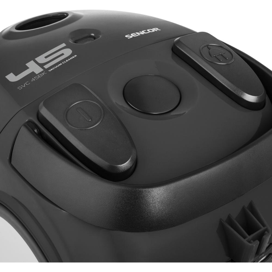 Sencor - Aspiradora con bolsa 1,5 l 850W/230V negro