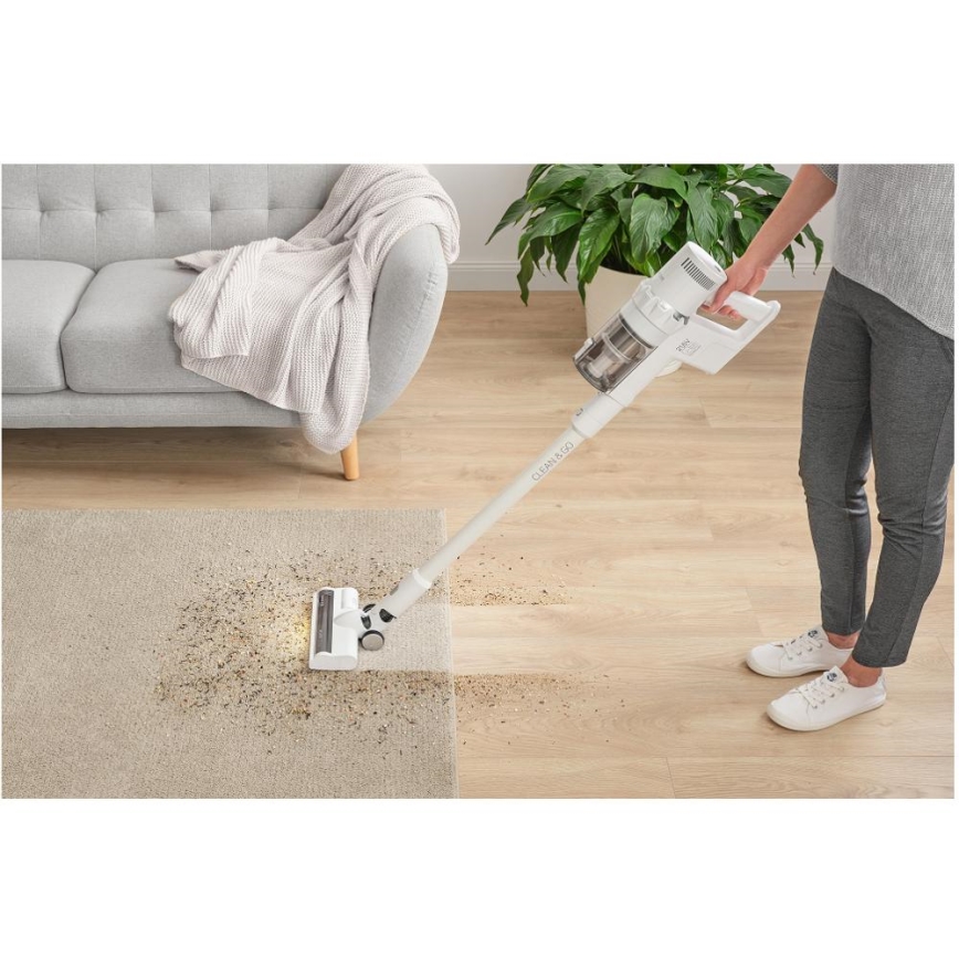 Sencor - Aspiradora escoba sin cable 2en1 250W/2200 mAh blanco