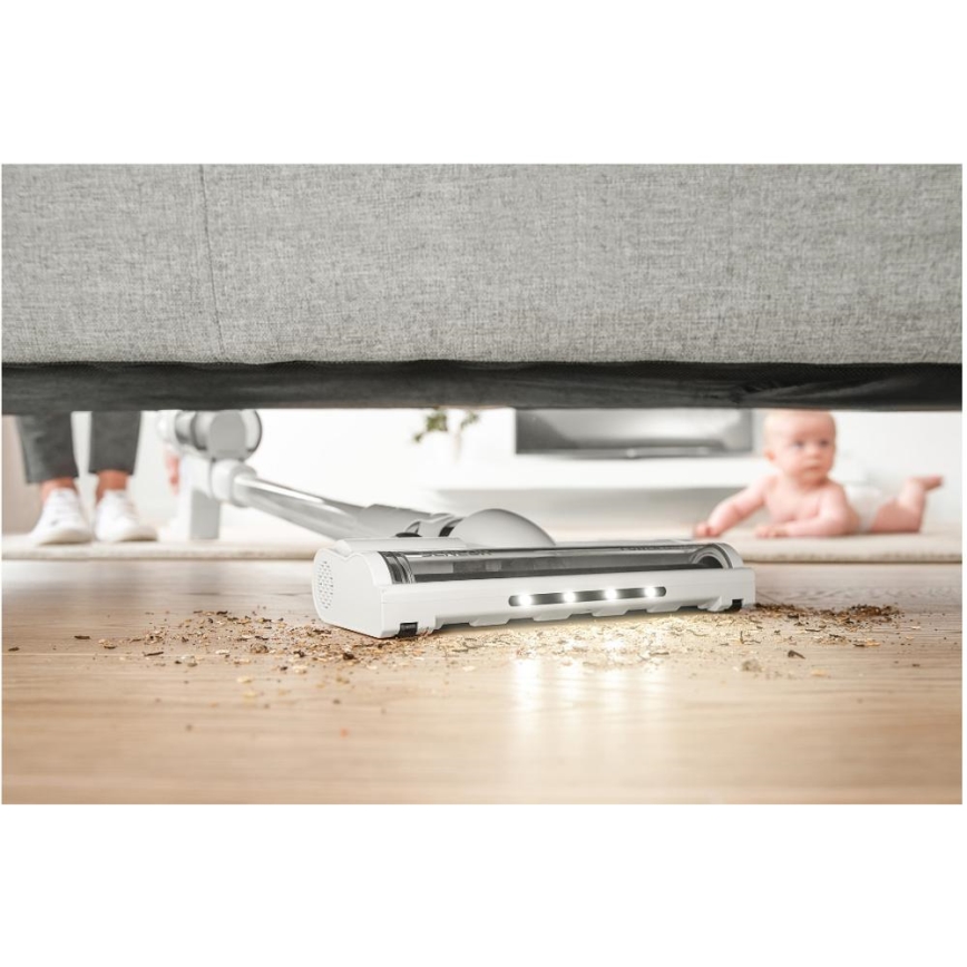 Sencor - Aspiradora escoba sin cable 2en1 250W/2200 mAh blanco