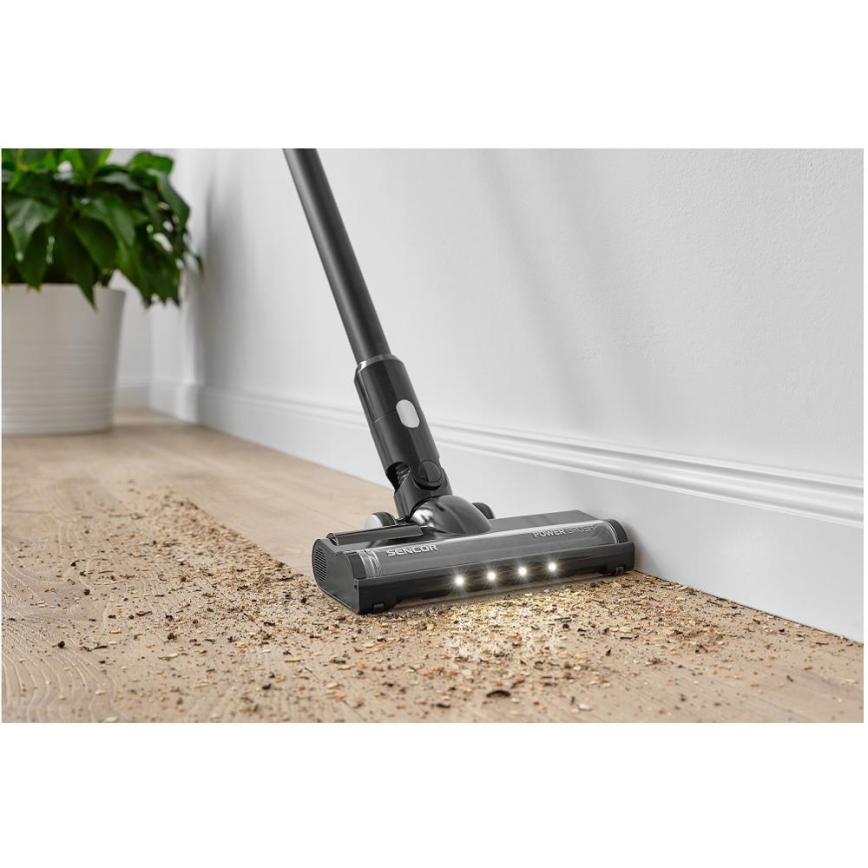 Sencor - Aspiradora escoba sin cable 2en1 250W/2200 mAh negro