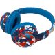 Sencor - Auriculares inalámbricos con micrófono 3,7V/400 mAh azul/rojo