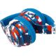 Sencor - Auriculares inalámbricos con micrófono 3,7V/400 mAh azul/rojo