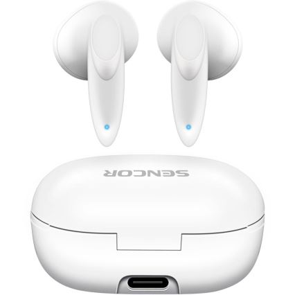 Sencor - Auriculares inalámbricos IPX4 blanco