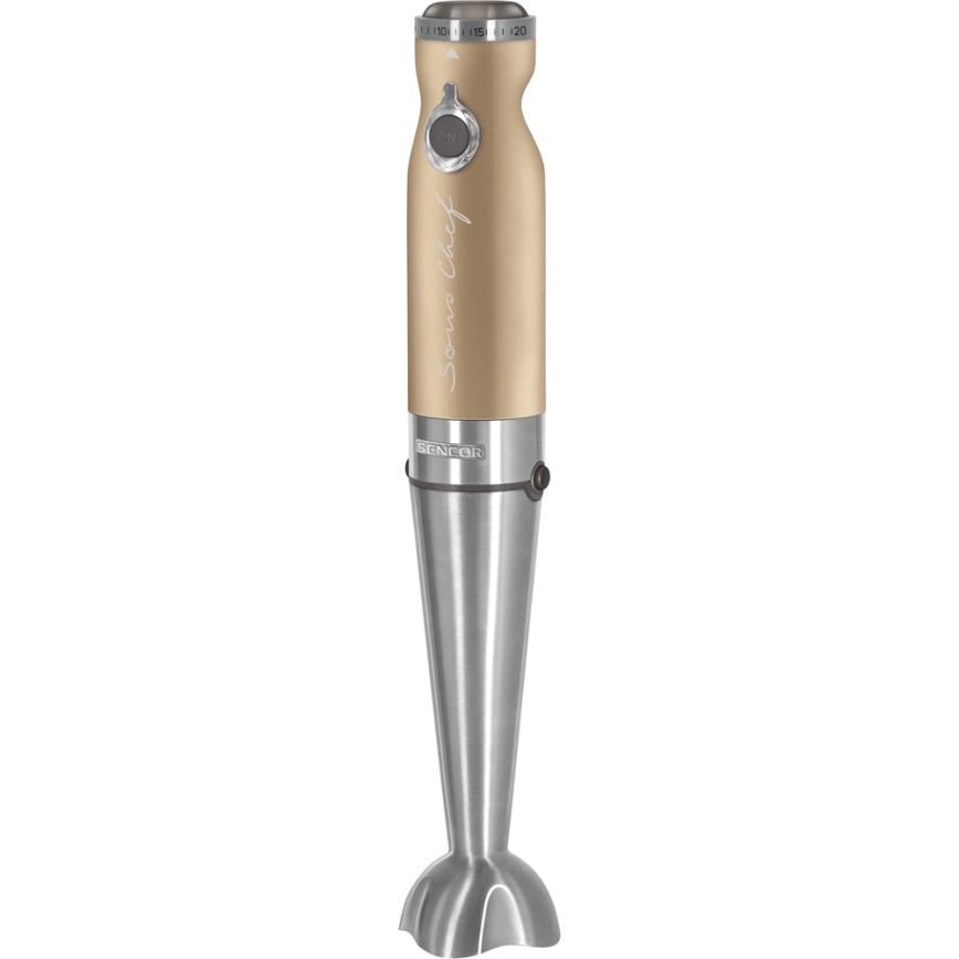 Sencor - Batidora de mano 4en1 1200W/230V acero inoxidable/dorado