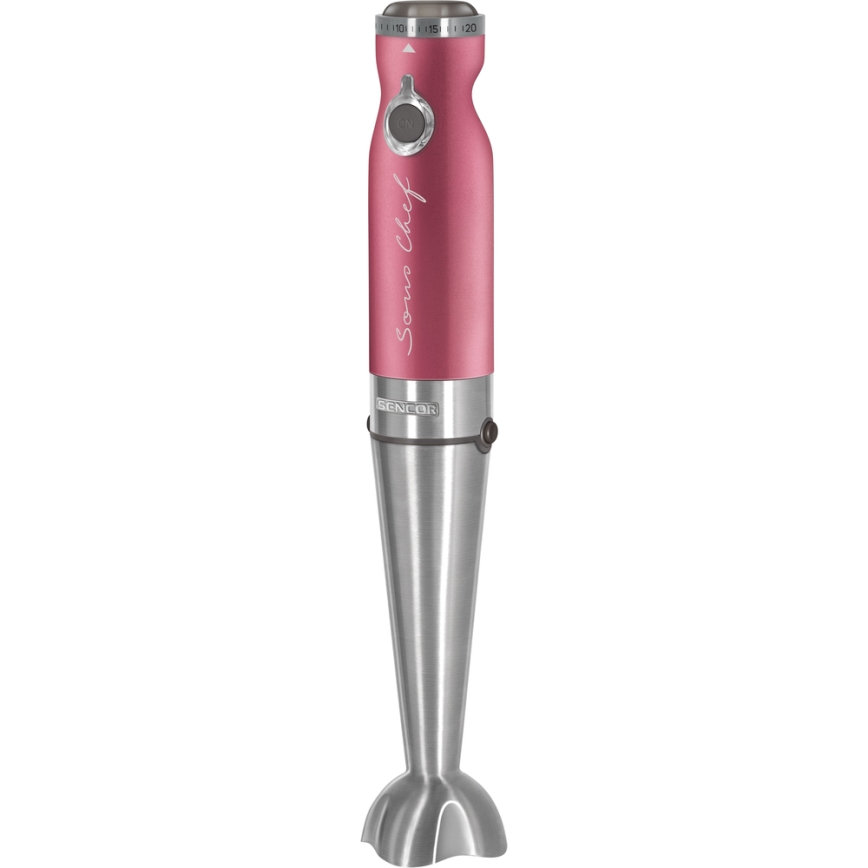 Sencor - Batidora de mano 4en1 1200W/230V acero inoxidable/rosa