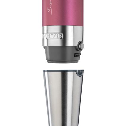 Sencor - Batidora de mano 4en1 1200W/230V acero inoxidable/rosa