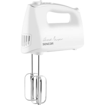 Sencor - Batidora de mano con accesorios 500W/230V blanco