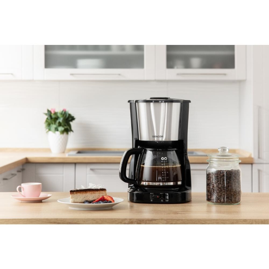 Sencor - Cafetera de goteo 1,25 l 1000W/230V