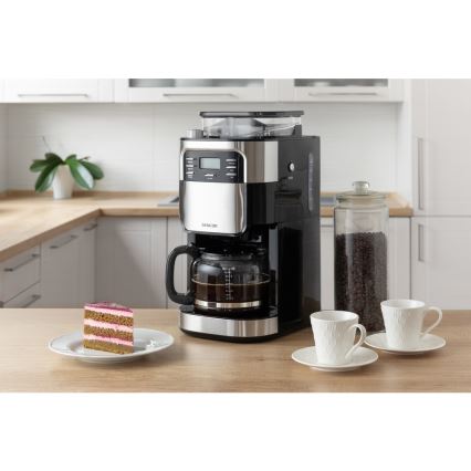 Sencor - Cafetera de goteo 1,5 l con pantalla LCD 900W/230V