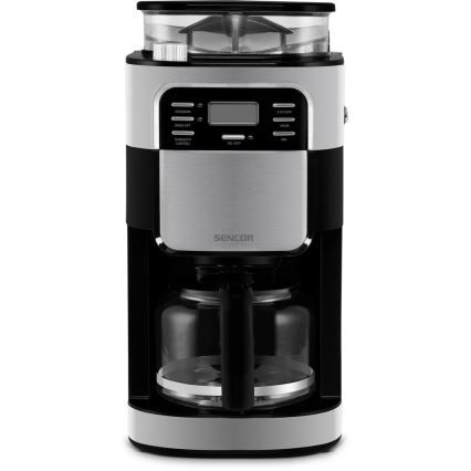 Sencor - Cafetera de goteo 1,5 l con pantalla LCD 900W/230V