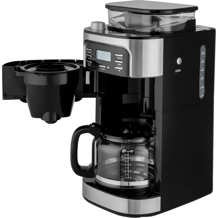 Sencor - Cafetera de goteo 1,5 l con pantalla LCD 900W/230V