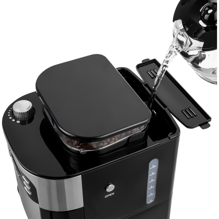 Sencor - Cafetera de goteo 1,5 l con pantalla LCD 900W/230V