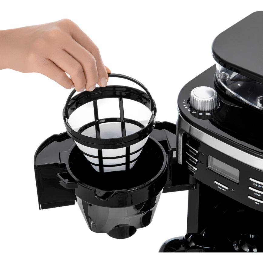 Sencor - Cafetera de goteo 1,5 l con pantalla LCD 900W/230V