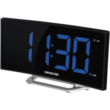 Sencor - Despertador con pantalla LED 1,5W/1xCR2032/5V negro