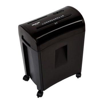 Sencor - Destructora de CD y papel A4 volumen 14 l 230V negro