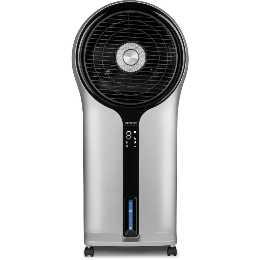 Sencor - Enfriador de aire móvil 110W/230V plata/negro + control remoto